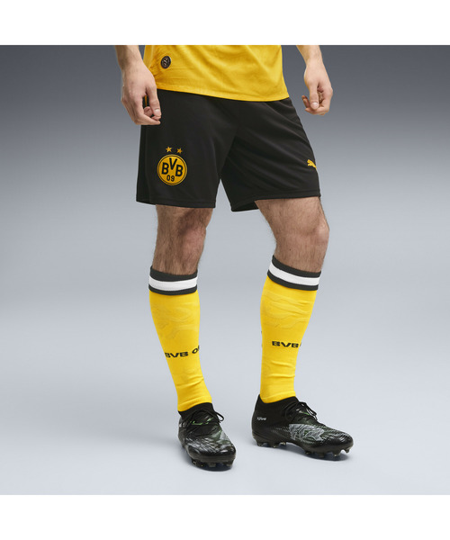 PUMA（プーマ）の「PUMA プーマ メンズ 2026-27 ドルトムント レプリカ ショーツ（その他パンツ・メンズ・ブラック×イエロー・MEDIUM/SMALL/X-LARGE/LARGE）」の3枚目の写真