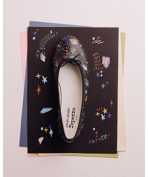 Repetto（レペット）の「Shogo Sekine × Repetto - Cendrillon Haute バレエフラット - ラバーソール - EUサイズ / V4257SHGGRF（バレエシューズ・レディース・ブラック・40/39/38.5/37.5/37/36.5/36/35.5/35）」の2枚目の写真