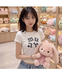 ダブルチェックパッチ半袖Tシャツ [4色]