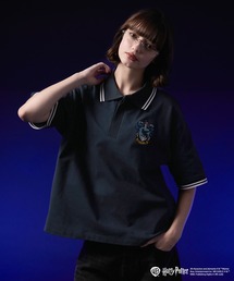 VELNUS（ベルナス）の「【VELNUS】Harry Potter Embroidered Emblem Color-Block Short-Sleeve Polo Shirt/ハリー･ポッター 刺繍エンブレム 配色半袖ポロシャツ（ポロシャツ・メンズ）」