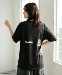 Monchhichi モンチッチ プリントTシャツ レディース