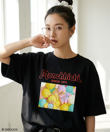 Monchhichi モンチッチ プリントTシャツ レディース