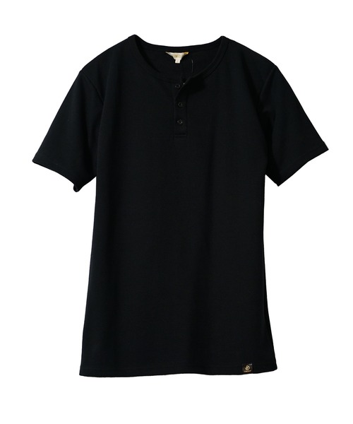 JOKER(ジョーカー)の「【極】プレミアムヘンリーネックTシャツ メンズ 半袖 7分袖 カットソー 夏服(Tシャツ/カットソー・メンズ・ブラック/ホワイト/ネイビー/オリーブ/オリーブ系1/ホワイト系1/ネイビー系1/ブラック系1・S/XL/L/M/XXL)」の19枚目の写真