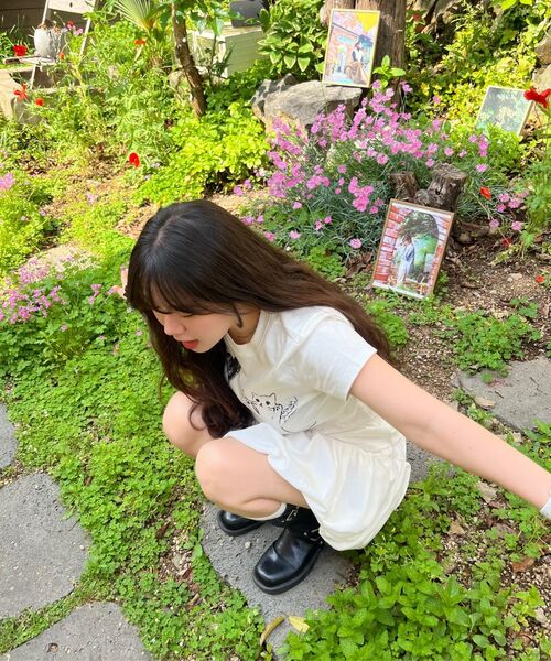 ROGIN N ROSIE（ロギンエンロージー）の「Love Cat Printed T-shirt White（Tシャツ/カットソー・レディース・その他・MEDIUM/SMALL）」の12枚目の写真