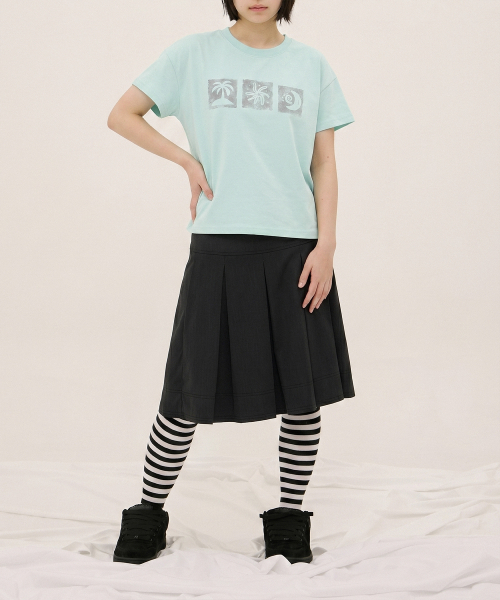 kaifai(カイファイ)の「サマーリズム 半袖Tシャツ (ミント) K26QB239(Tシャツ/カットソー・レディース・その他・SMALL/MEDIUM)」の5枚目の写真