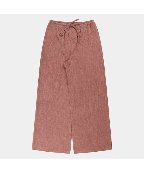 PIGMENT（ピグメント）の「クリーミーシワパンツ (HLPT260305)（その他パンツ・レディース・カーキ/ブルー/レンガ/チャコール・FREE）」の4枚目の写真
