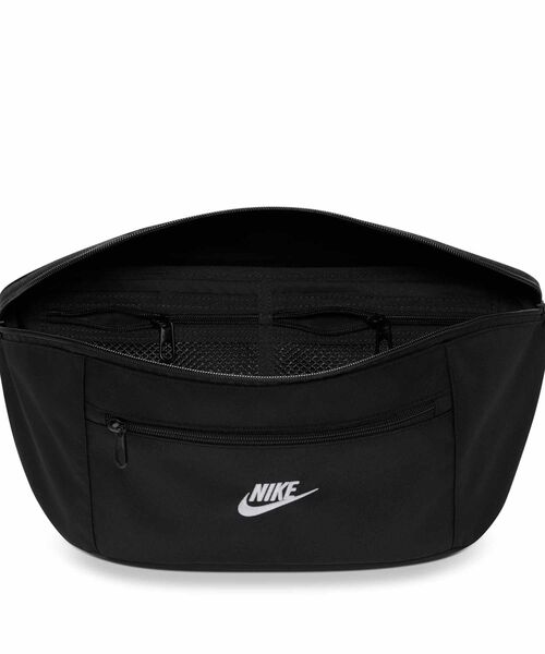 NIKE(ナイキ)の「ナイキ ヘリテージ ウエストパック (8L) / Nike Heritage Waistpack (8L) IB4369-010 Black(ボディバッグ/ウエストポーチ・メンズ・ブラック・ONE SIZE)」の5枚目の写真