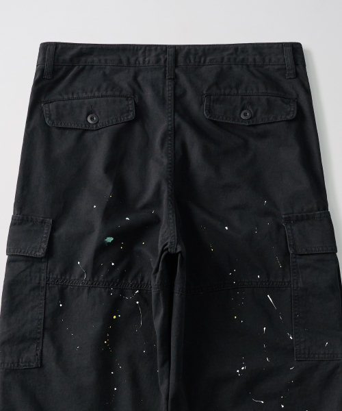 GARMENTS FAB（ガーメンツファブ）の「Washed Cargo Painted Pants (BLACK)（その他パンツ・レディース・その他・MEDIUM/LARGE）」の6枚目の写真