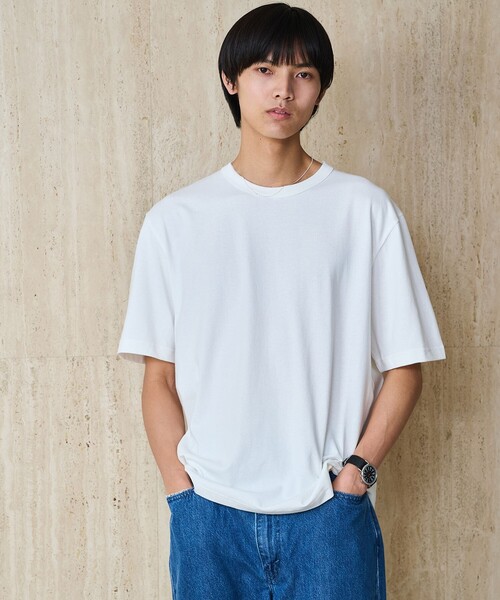 SHELTECH(シェルテック)の「【別注】<SHELTECH>GLR ショートスリーブ Tシャツ(Tシャツ/カットソー・メンズ・ベージュ/ホワイト/ネイビー・XL/M/L)」の2枚目の写真