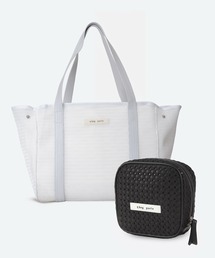 q bag paris｜キューバッグ パリのトートバッグ（ホワイト/白色系・A4