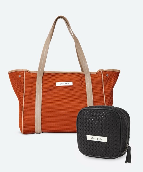q bag paris(キューバッグパリ)の「【洗濯機洗い可】nest zip M ネストジップ エム トートバッグ(トートバッグ・レディース・ブラウン系その他2/ブラウン系その他/チョコ/タン/ブラック系その他/ライトブラウン/ブルー系その他/イエロー系その他/レッド系その他/ローズ/ピンク系その他/グリーン系その他/ベージュ系その他/グレー系その他/ホワイト系その他/グレー系その他4/グレー系その他3/グレー系その他2/ライトピンク/スモークピンク/ピンク系その他2/ブルー系その他2/グリーン系その他2/ブラック/ライトブルー/アッシュグレー/ライトグレー/ホワイト/ブルー/オリーブ/ダークオリーブ/グレー/ライトグリーン/ダークグレー・FREE)」の16枚目の写真
