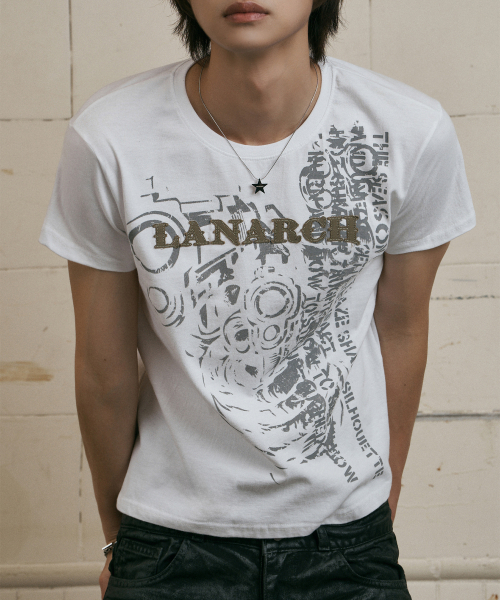 LANARCHIVE（ランアーカイブ）の「[0134] ピストルアップリケ半袖Tシャツ - アイボリー（Tシャツ/カットソー・レディース・アイボリー・FREE）」の2枚目の写真