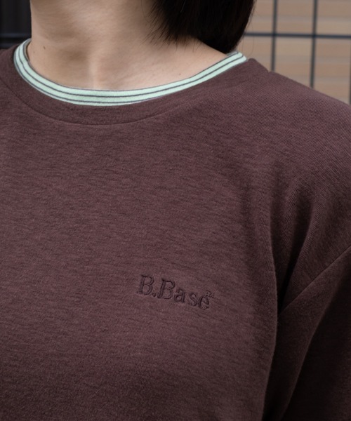 BROKEN BASE（ブロークンベース）の「assorted layered Tee / アソートレイヤードTee（Tシャツ/カットソー・メンズ・ブラウン/ネイビー/チャコール・LARGE/MEDIUM）」の14枚目の写真