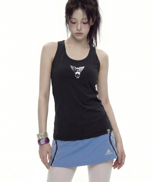 GRAVER（グレーバー）の「[WOMAN]VENOM ソリッドマンゴーノースリーブ_2カラー（Tシャツ/カットソー・レディース・ライトグレー/ブラック・ONE SIZE）」の5枚目の写真