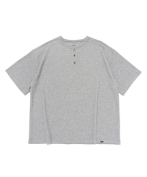 ACS ヘンリーネック 半袖Tシャツ (グレー)