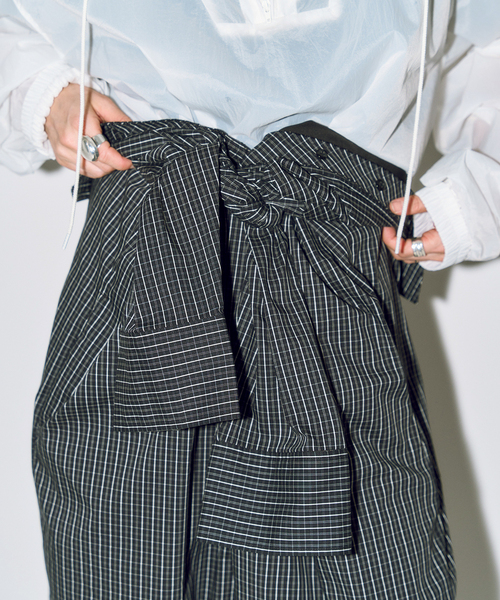 CITYSHOP(シティーショップ)の「《追加2》SHIRT ジャンプスーツ(つなぎ/オールインワン・レディース・ピンク/ブラック・36/38)」の8枚目の写真