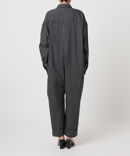 CITYSHOP(シティーショップ)の「《追加2》SHIRT ジャンプスーツ(つなぎ/オールインワン・レディース・ピンク/ブラック・36/38)」の13枚目の写真