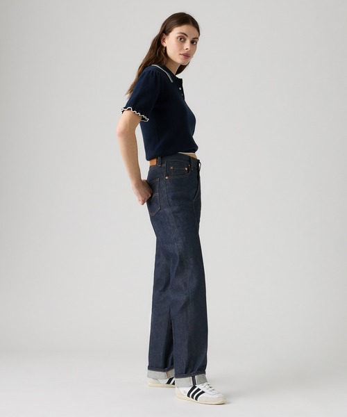 Levi's(リーバイス)の「Levi's/リーバイス 501(R)'90S ジーンズ セルビッジ リジッド(デニムパンツ・レディース・ダークインディゴブルー・27inch/26inch/25inch/24inch/23inch/W28 L32)」の3枚目の写真
