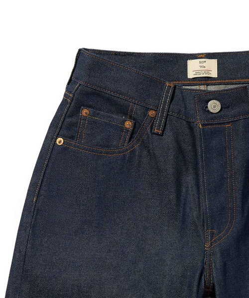 Levi's(リーバイス)の「Levi's/リーバイス 501(R)'90S ジーンズ セルビッジ リジッド(デニムパンツ・レディース・ダークインディゴブルー・27inch/26inch/25inch/24inch/23inch/W28 L32)」の8枚目の写真