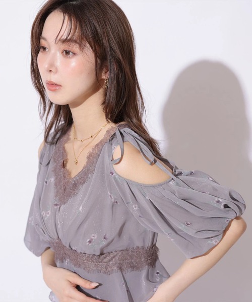 Mystrada(マイストラーダ)の「フラワーレースワンピース(ワンピース・レディース・モカ/ブラック・38/36)」の19枚目の写真