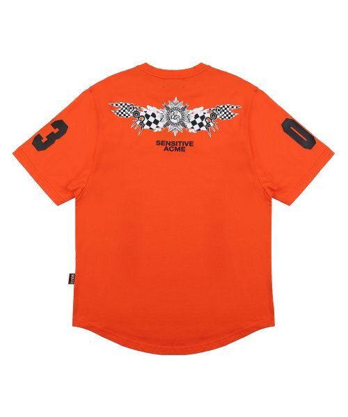 Monkey Flower(モンキーフラワー)の「共用 クラウド刺繍半袖Tシャツ/MM1WTS16U ORANGE(Tシャツ/カットソー・メンズ・その他・FREE)」の2枚目の写真