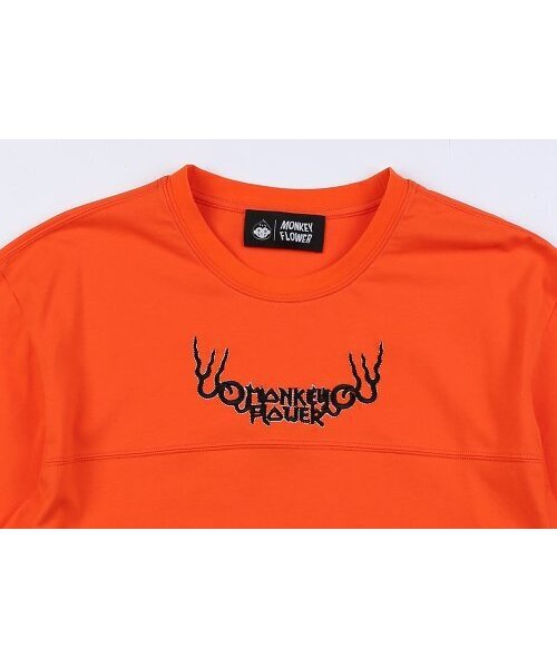 Monkey Flower(モンキーフラワー)の「共用 クラウド刺繍半袖Tシャツ/MM1WTS16U ORANGE(Tシャツ/カットソー・メンズ・その他・FREE)」の3枚目の写真