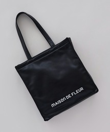 Maison de FLEUR | ファスナー付きキャリーオンスクエアトート(トートバッグ)