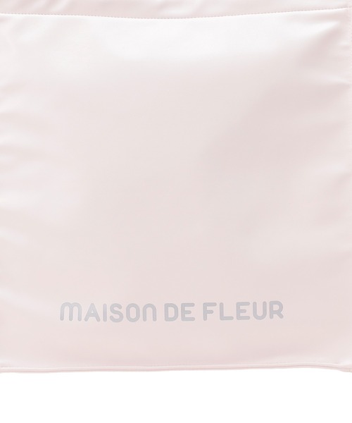 Maison de FLEUR(メゾンドフルール)の「ファスナー付きキャリーオンスクエアトート(トートバッグ・レディース・ブラック/ライトピンク/ラベンダー/ボルドー/ライトブルー・FREE)」の20枚目の写真
