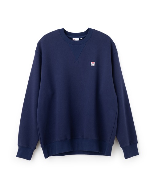 FILA（フィラ）の「ESSENTIAL SWEAT SHIRT / エッセンンシャル　スウェットシャツ（スウェット・レディース・ブラック/グレー/ネイビー・S/XL/L/M）」の3枚目の写真