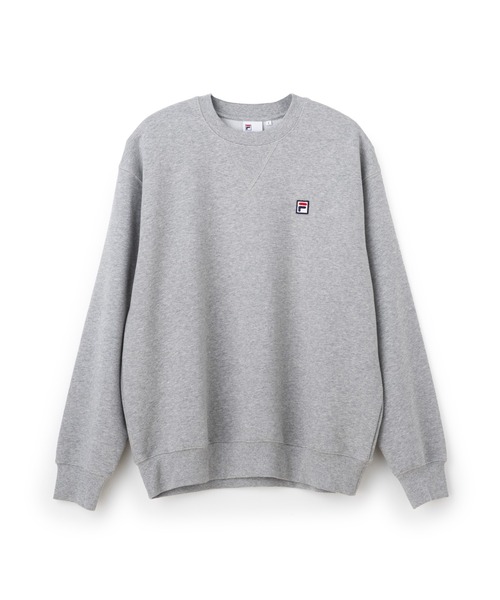 FILA（フィラ）の「ESSENTIAL SWEAT SHIRT / エッセンンシャル　スウェットシャツ（スウェット・レディース・ブラック/グレー/ネイビー・S/XL/L/M）」の2枚目の写真