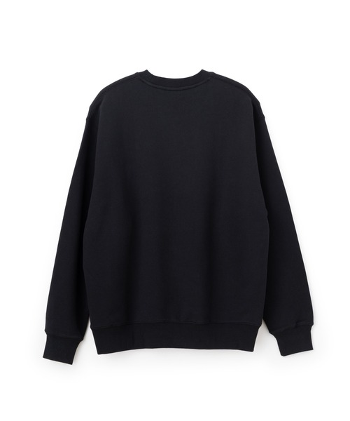 FILA（フィラ）の「ESSENTIAL SWEAT SHIRT / エッセンンシャル　スウェットシャツ（スウェット・レディース・ブラック/グレー/ネイビー・S/XL/L/M）」の4枚目の写真