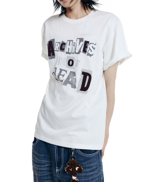 AAKAM(アーカム)の「Archives Not Dead Half Top (White)(Tシャツ/カットソー・レディース・その他・1/2/3)」の6枚目の写真
