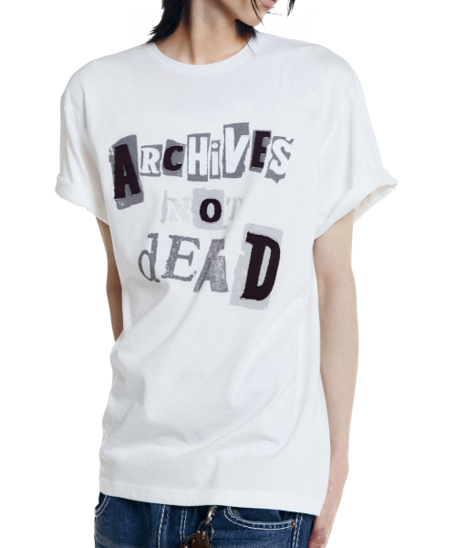 AAKAM(アーカム)の「Archives Not Dead Half Top (White)(Tシャツ/カットソー・レディース・その他・1/2/3)」の7枚目の写真