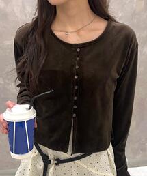 FREE'S MART | ◆ベロアリブカーディガン(Tシャツ/カットソー)