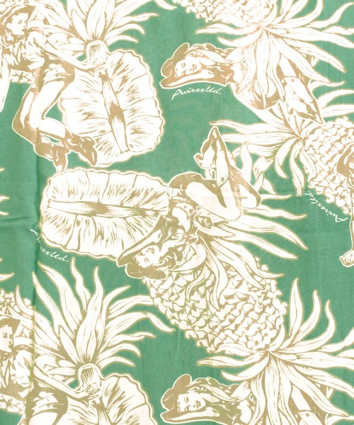 AVIREX（アヴィレックス）の「ALOHA SHIRT-PIN-UP＆PINEAPPLE-（シャツ/ブラウス・メンズ・エメラルド/ダークブラウン・XXL/XL/L/M）」の10枚目の写真