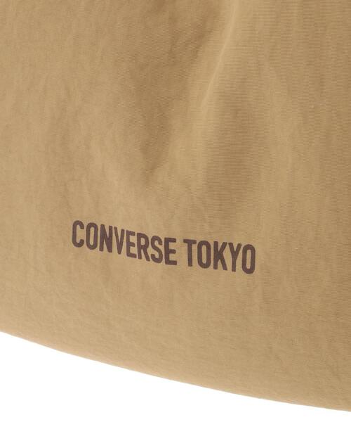 CONVERSE TOKYO(コンバーストウキョウ)の「2WAY ROPE HANDLE GATHERED SHOULDER BAG(ショルダーバッグ・レディース・チャコールグレー/ブラック/ベージュ・FREE)」の7枚目の写真