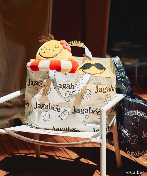 LEPSIM(レプシィム)の「【Jagabee】レジャーバッグ 1057060(トートバッグ・レディース・ブラック/アイボリー・ONE SIZE)」の1枚目の写真