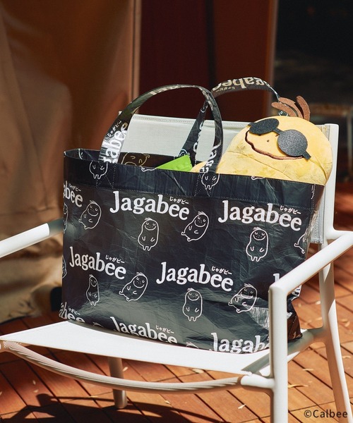 LEPSIM(レプシィム)の「【Jagabee】レジャーバッグ 1057060(トートバッグ・レディース・ブラック/アイボリー・ONE SIZE)」の2枚目の写真