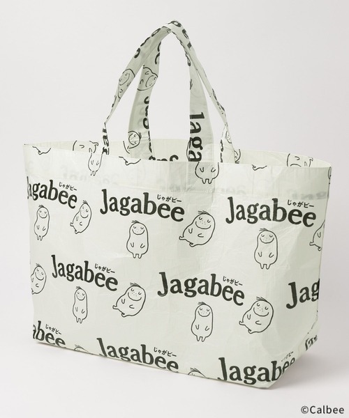 LEPSIM(レプシィム)の「【Jagabee】レジャーバッグ 1057060(トートバッグ・レディース・ブラック/アイボリー・ONE SIZE)」の4枚目の写真