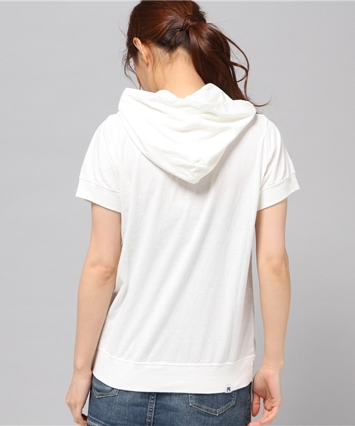 HYSTERIC GLAMOUR（ヒステリックグラマー）の「CHERRY BEAR pt PK（パーカー・レディース・ホワイト/チャコールグレー/ブラック・FREE）」の14枚目の写真