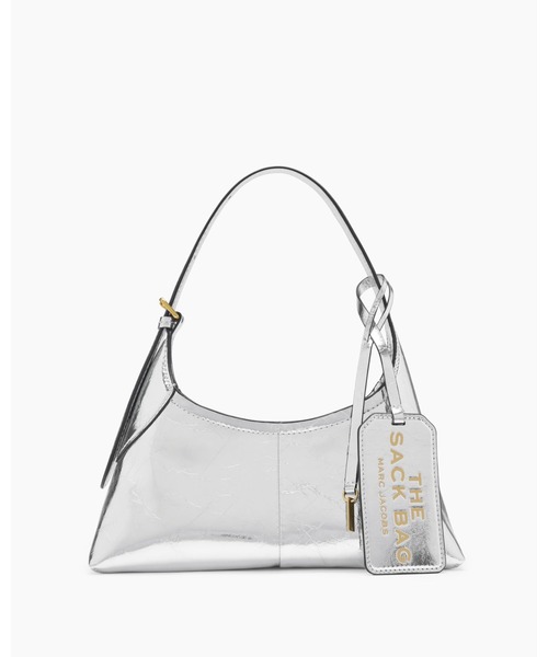訳あり特価★マークジェイコブス レザーハンドバッグ 白×シルバーロゴ MARC JACOBS｜マークジェイコブスのバッグ（シルバー/銀色系）通販