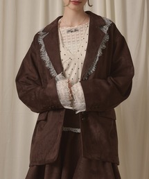 hazyl(�w�C�W��)��lace tailored jacket / ���[�X�e�[���[�h�W���P�b�g(�e�[���[�h�W���P�b�g)