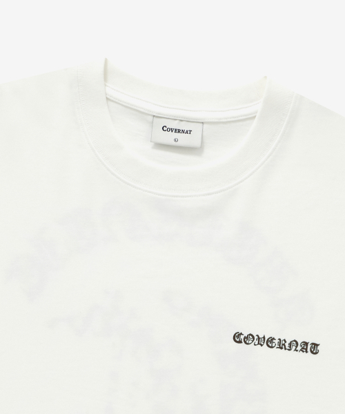 COVERNAT(カバーナット)の「ディプロマロゴエンブレムTシャツホワイト(Tシャツ/カットソー・レディース・その他・MEDIUM/LARGE/X-LARGE)」の5枚目の写真