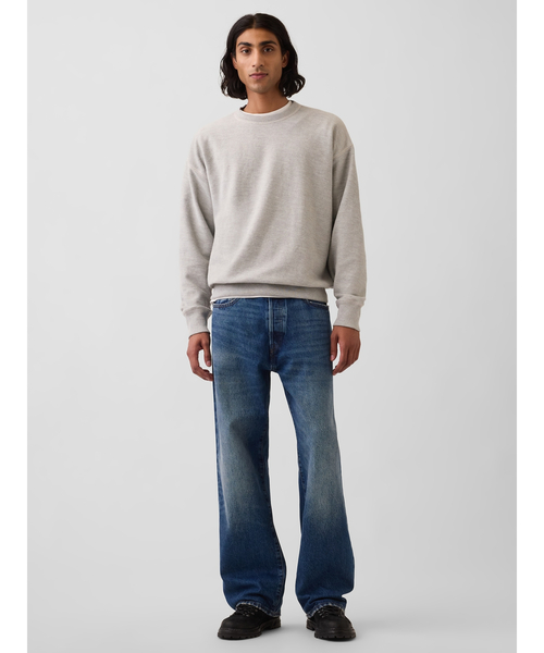 GAP(ギャップ)の「オーバーサイズ フレンチテリー スウェットシャツ(スウェット・メンズ・ヘザーグレー/レッド/ネイビー/ブルー系その他2/グリーン・XS/S/M/L/XL)」の17枚目の写真