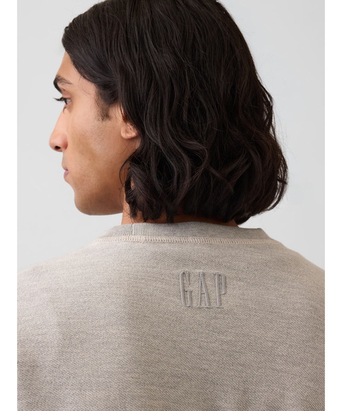 GAP(ギャップ)の「オーバーサイズ フレンチテリー スウェットシャツ(スウェット・メンズ・ヘザーグレー/レッド/ネイビー/ブルー系その他2/グリーン・XS/S/M/L/XL)」の11枚目の写真