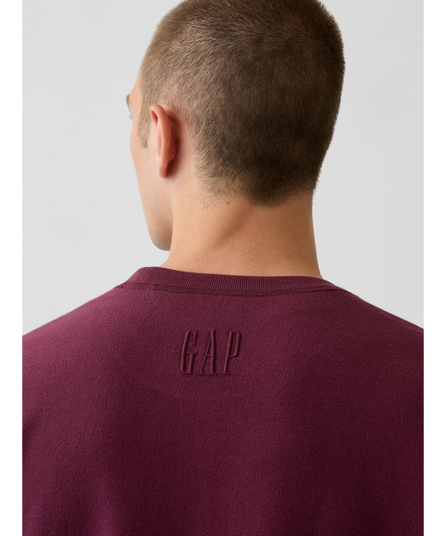 GAP(ギャップ)の「オーバーサイズ フレンチテリー スウェットシャツ(スウェット・メンズ・ヘザーグレー/レッド/ネイビー/ブルー系その他2/グリーン・XS/S/M/L/XL)」の13枚目の写真