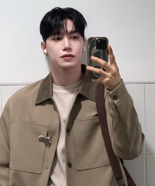 ADHOC(アドホック)の「男性T/Rビッグダブルアウトポケットトラッカー(DK-BEIGE)(HB9UJ01)(デニムジャケット・メンズ・その他・100/95/105)」の5枚目の写真