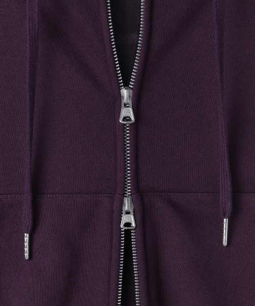 MUSINSA STANDARD WOMAN（ムシンサスタンダードウーマン）の「ウィメンズボリュームクロップフードパーカージップアップ[プラム]（パーカー・レディース・その他・SMALL/MEDIUM/LARGE/X-SMALL）」の5枚目の写真