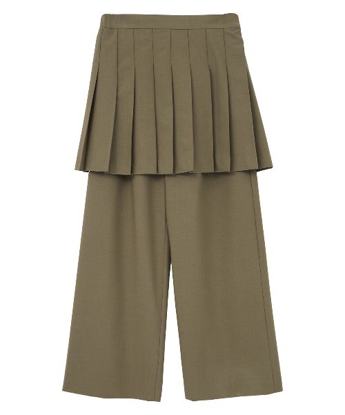 MANOF(マノフ)の「PLEATS SKIRT SET PANTS(その他パンツ・レディース・グレー/ベージュ・S/M)」の16枚目の写真