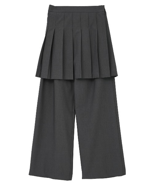 MANOF(マノフ)の「PLEATS SKIRT SET PANTS(その他パンツ・レディース・グレー/ベージュ・S/M)」の14枚目の写真
